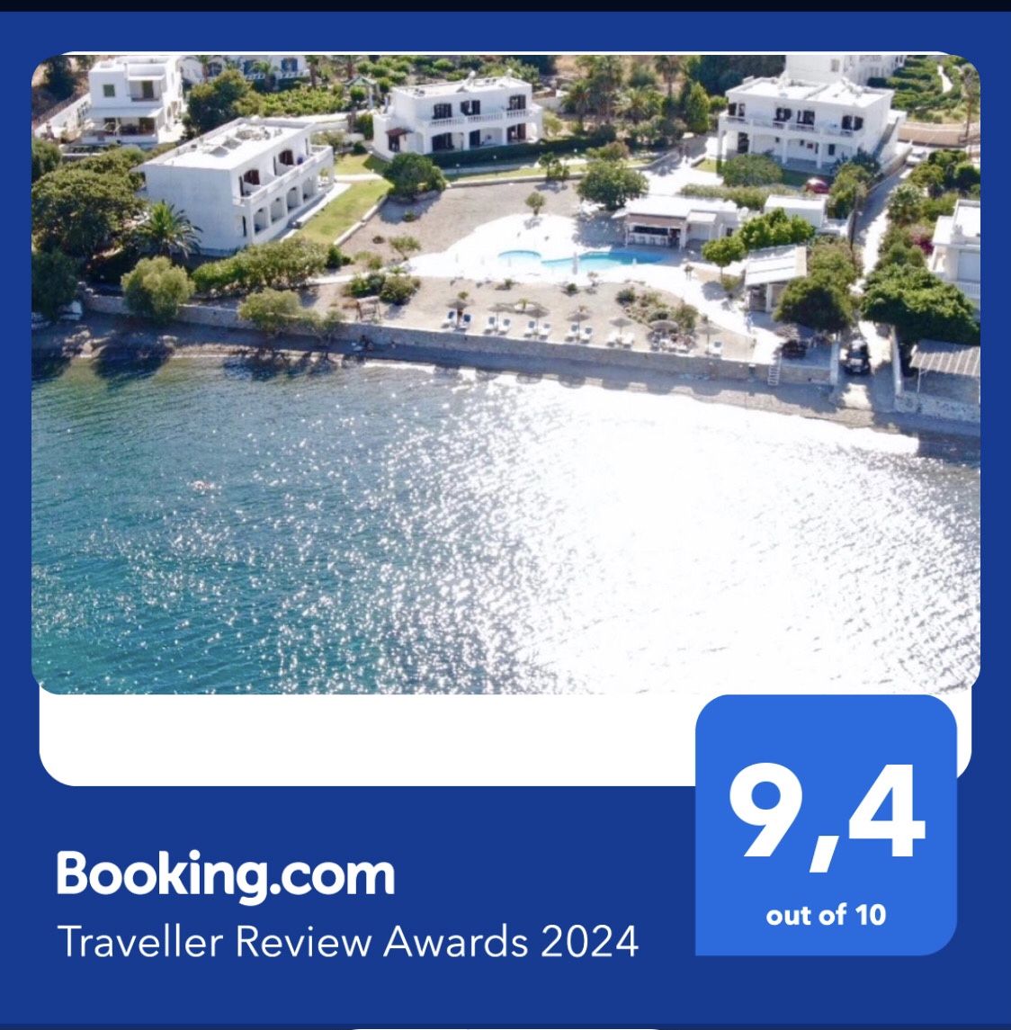 Traveller Review Award 9,4